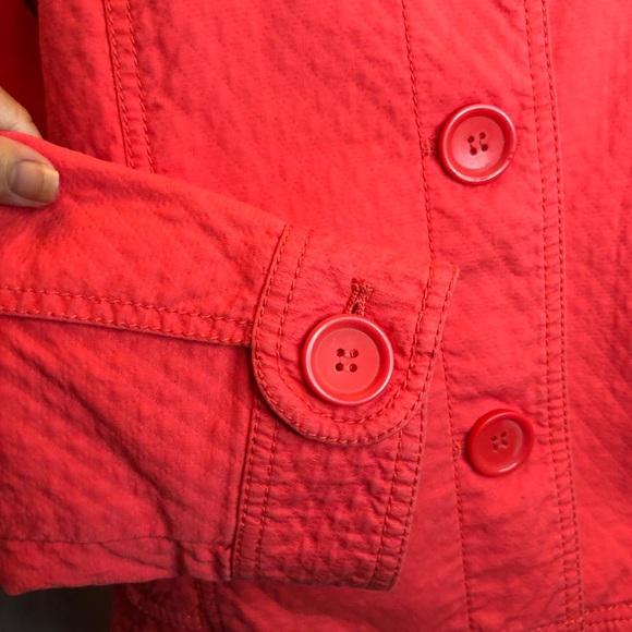 Liz Claiborne jacket. Thin quilt swingy hip length size large petite - Picture 6 of 16